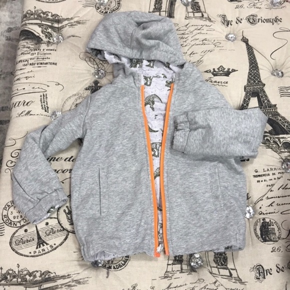 Dex Dino Revers Kids Jacket - Picture 5 of 6
